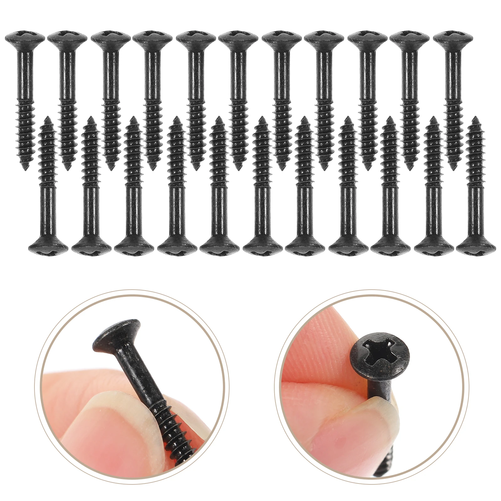 

40 Pcs Pickup Screw Electric Guitar Part Screws Accessories Fastening Ring Replace Kit