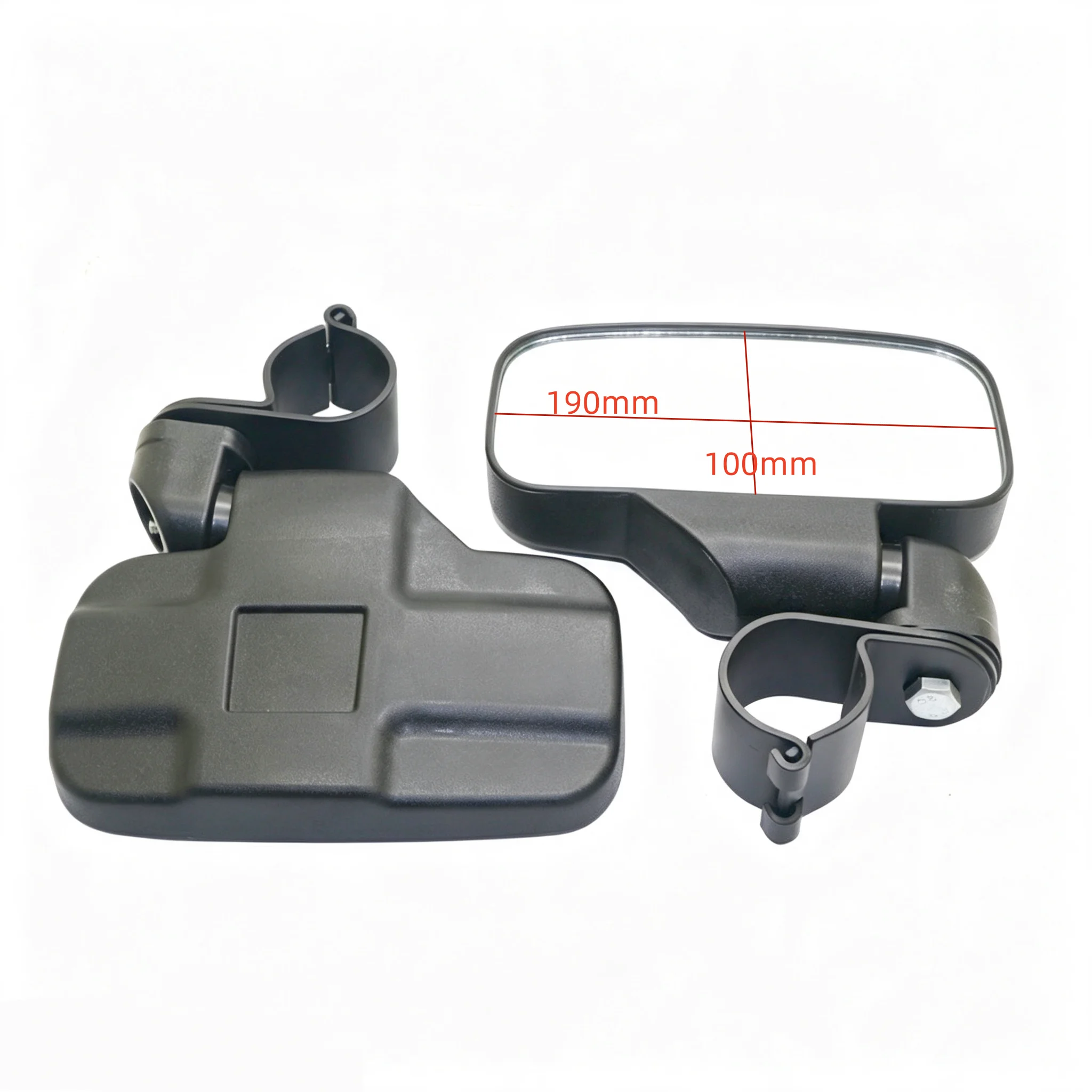 Universal UTV Side Rearview Mirrors 2PCS, HD Wide-Angle 1.75