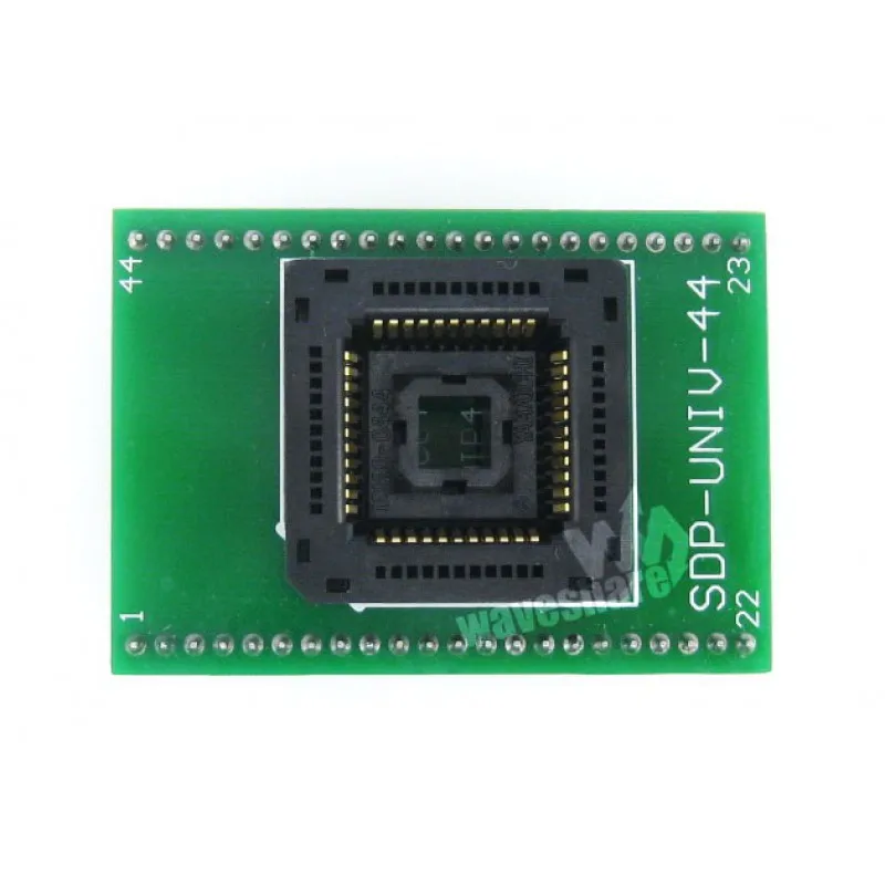 

Makerseek PLCC44 TO DIP44 SKU 3058 Waveshare PLCC44 TO DIP44, Programmer Adapter,