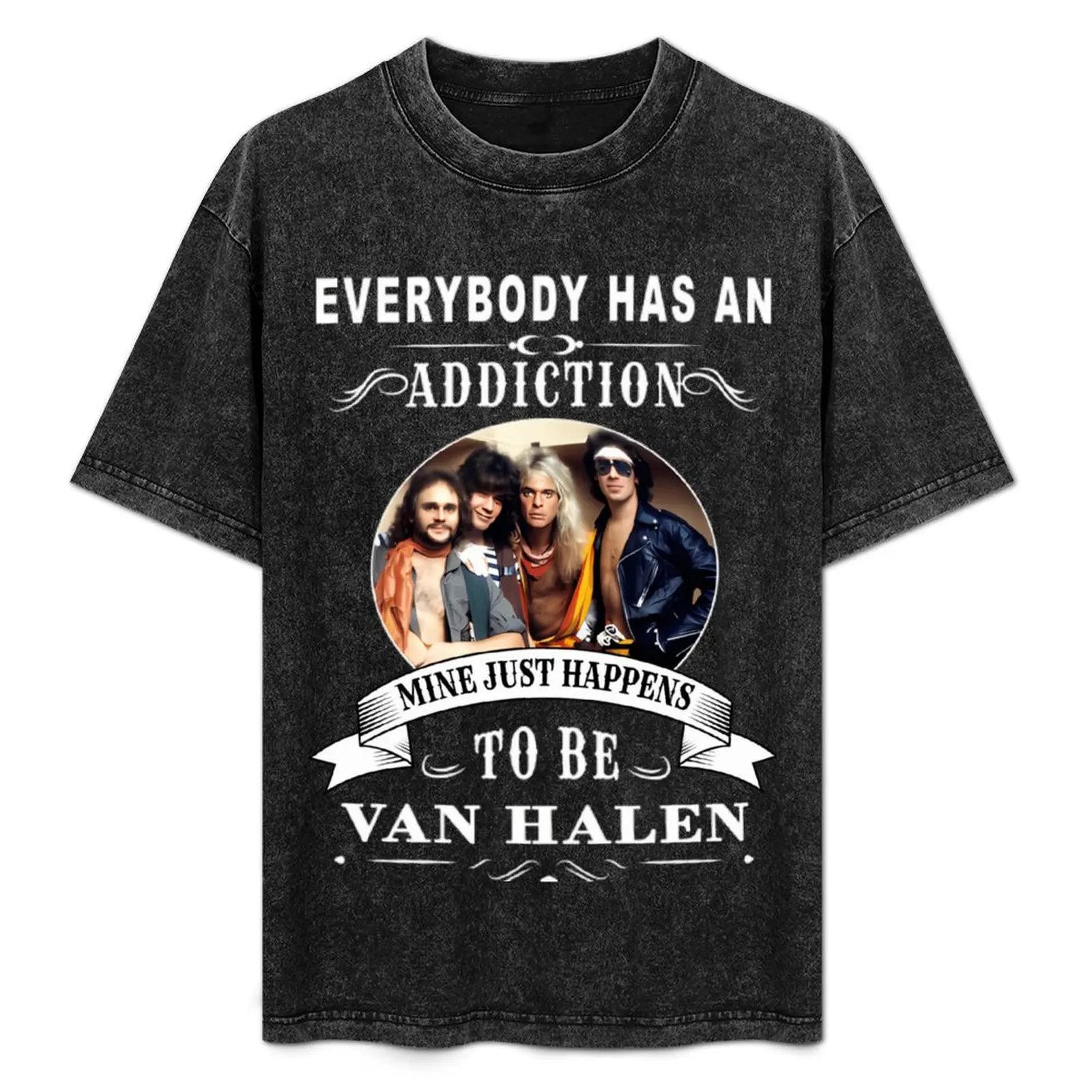 Van Halen T-Shirt Work Style Casual T-Shirt