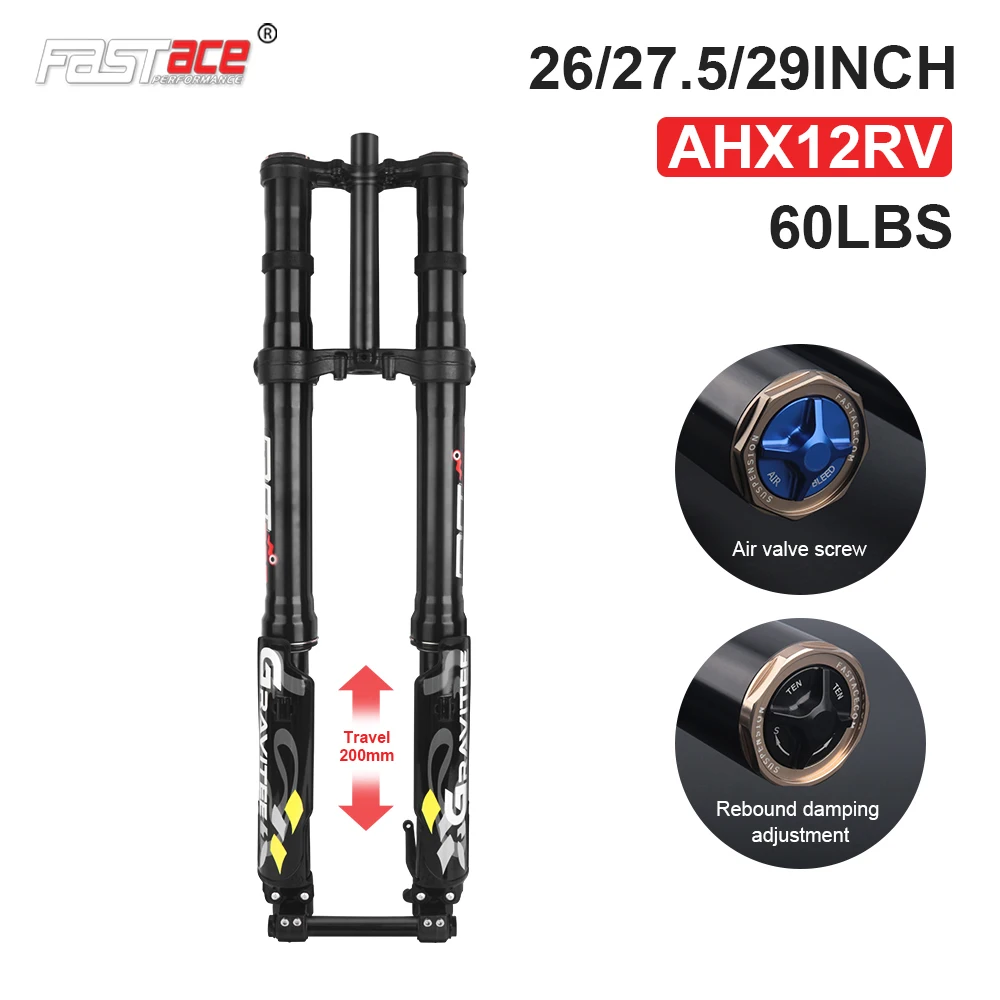 

Fastace AHX12RV Front Suspension Electric Dirty Bike Fork 60lbs for Talaria Sting ERIDE PRO EMTB Bike Fork