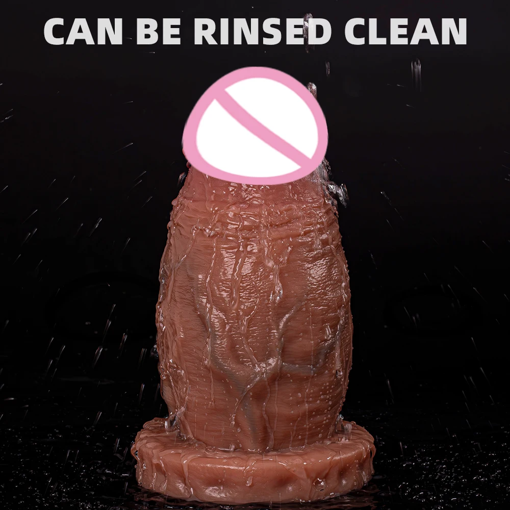 الدهني القضيب سميكة القضيب واقعية القضيب الإناث لعبة المهبل مدلك سيليكون ديك كوب شفط قوي للنساء لعبة المكونات الشرج
