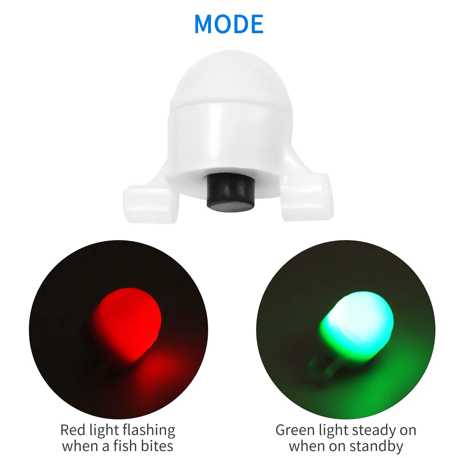 Night Fishing Alarm Light Fishing Bite Auto Recognition Electronic LED Light Alarms Outdoor Fish Line Gear Alert Indicator Tools