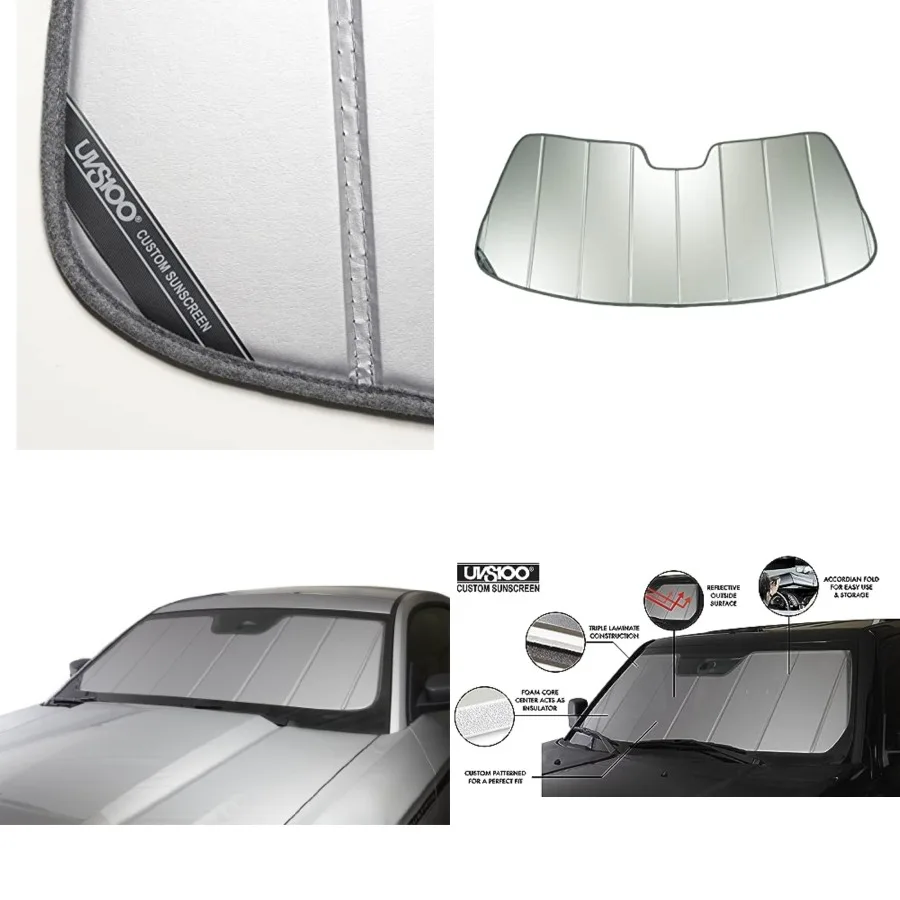 

UVS100 Custom Sunscreen Fits 2009-2024 Dodge Ram 1500 2019-2024 Classic Only