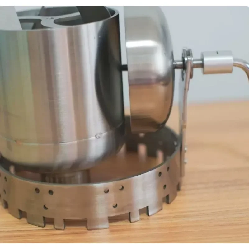 Manual Coffee Roaster, Commercial Hand Crank Bean Baking Machine for Home