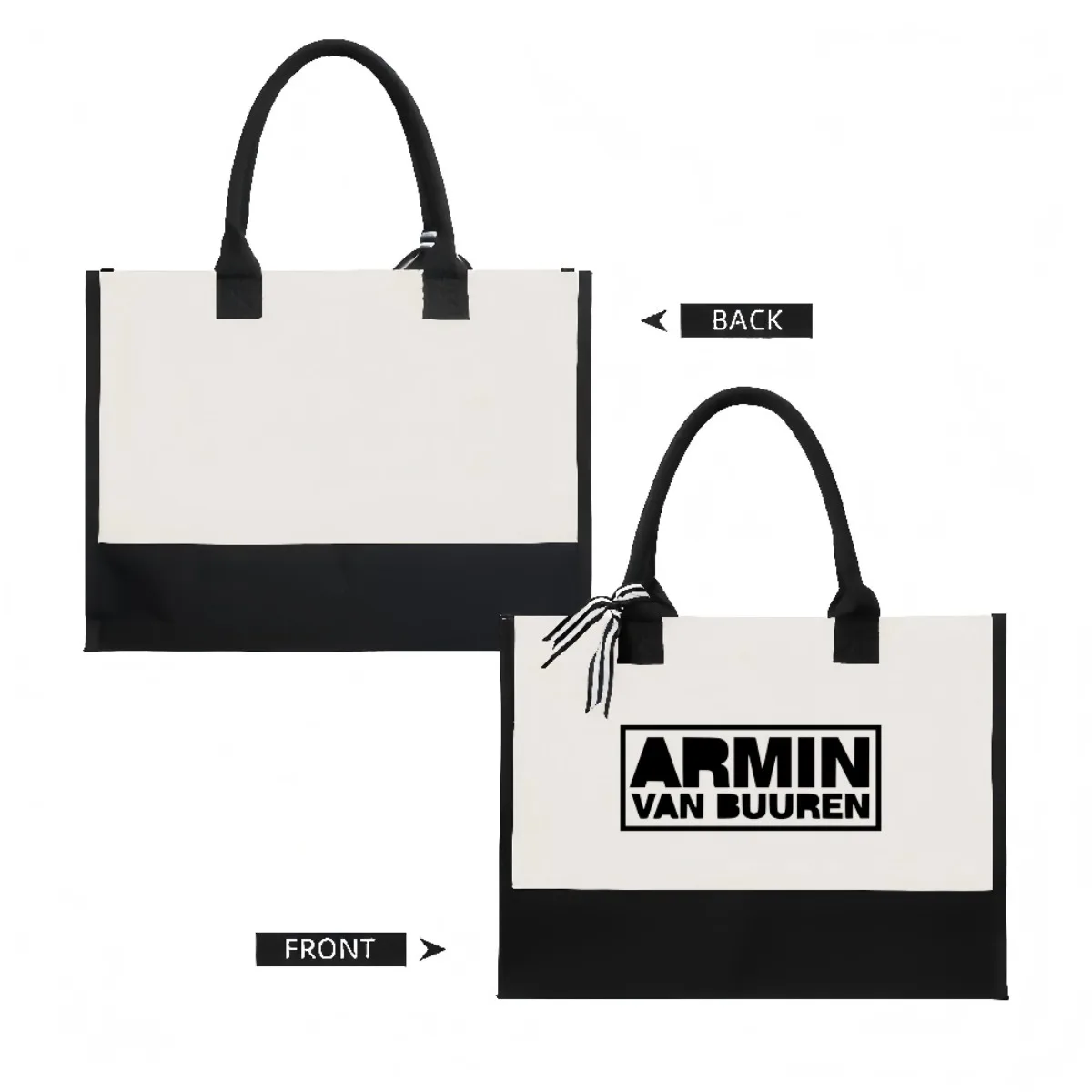 أرمين فان بورين (2) 2026 وصول جديد أزياء عملية واسعة قابلة لإعادة الاستخدام حمل حقيبة نمط طباعة 2 لهجة الثقيلة كتف كبير