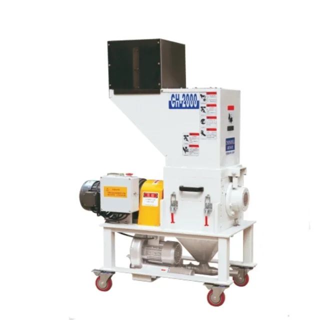 الإجهاد القوي لآلة تقطيع البلاستيك القوية كتم الصوت كسارة إعادة تدوير البلاستيك