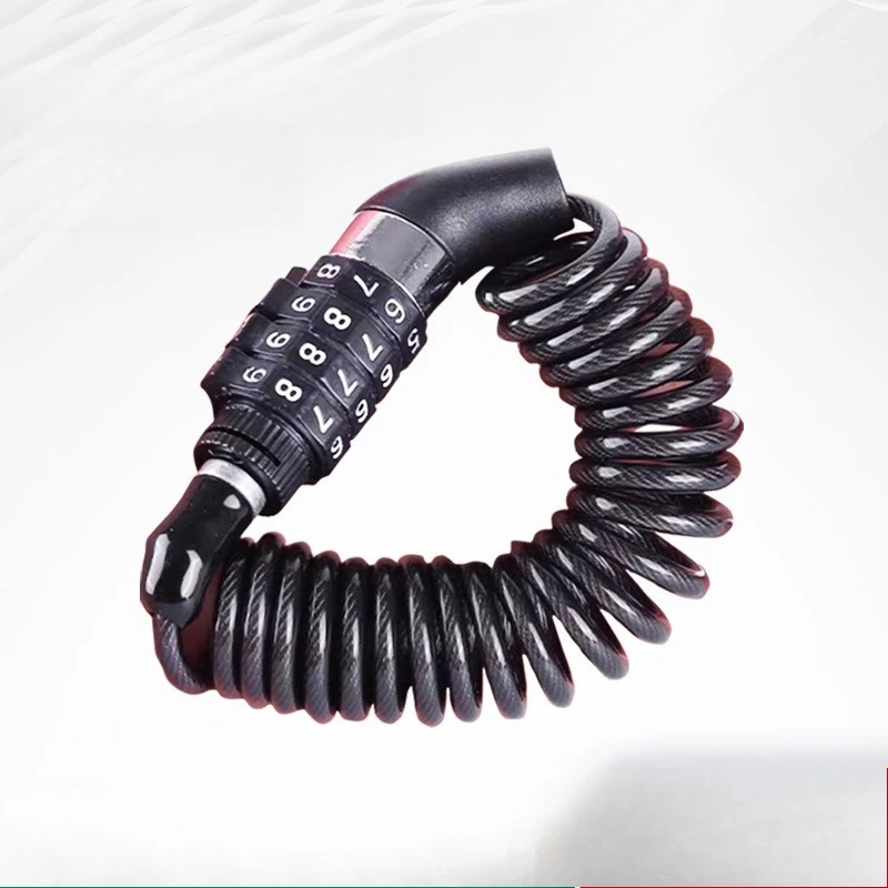 

Пароль для горного велосипеда, замок для шлема, противоугонный выдвижной проволочный замок для электромобиля, портативный фиксированный замок для мотоцикла