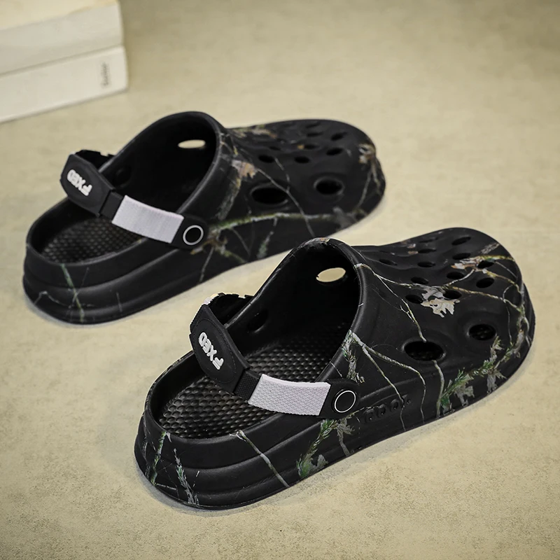 Shoes Men's Summer Luxury Sandals Eva Slippers Flat Sandals Man Beach Slip-on Men's Platform Beach Sports Sandals House Clogs view 2
