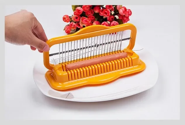 

Multifunctional Hot Dog Sausage Cutter Ham Banana Peel Kitchen Banana Hot Dog Cutter Sausage Cutter OK 0491