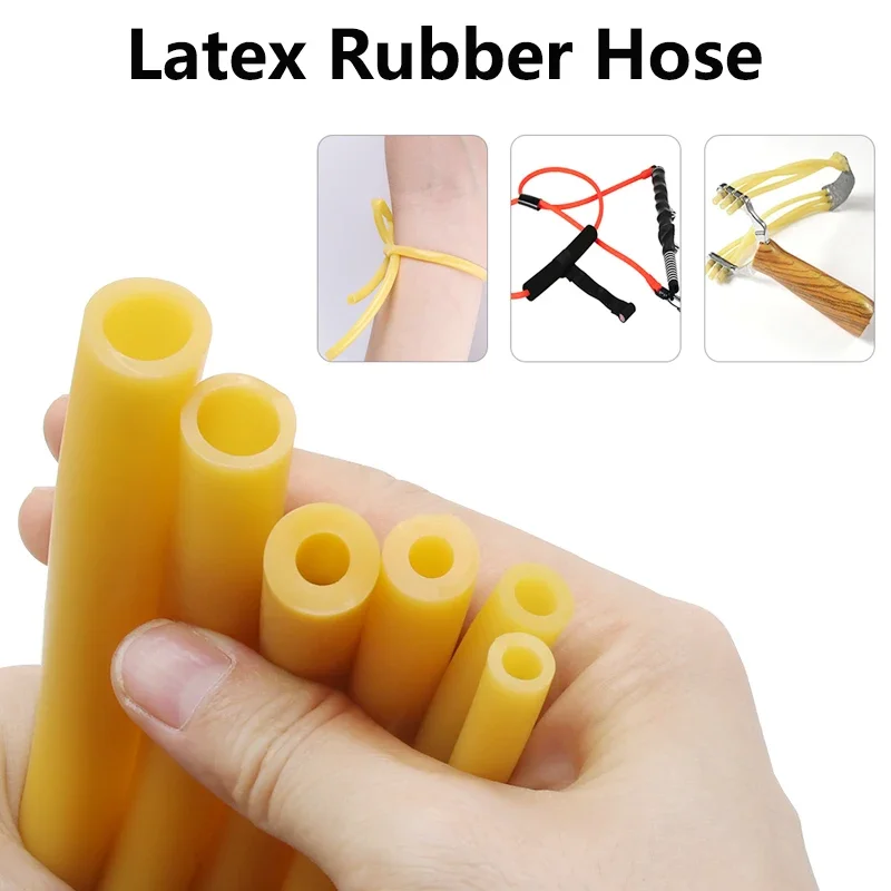 1/2/3/5/10m Yellow Nature Latex Rubber Hoses IDxOD 1.6~18mm High Resilient Surgical Medical Tube Slingshot Catapult Elastic Band