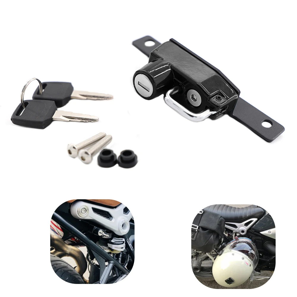 For BMW R Ninet 2017 to 2020 R Ninet Pure, Slash 5, Racer, Scrambler, Urban GS Motorcycle Helmet Lock Bloqueo De Casco