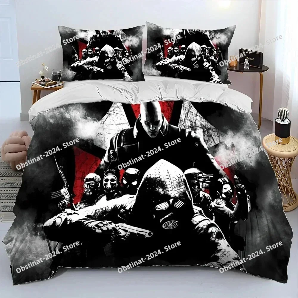 3D Corporation Red Umbrella Bedding Set Duvet Cover Full Queen King Size Pillowcase Bed Printed Aldult Kid Bedroom Single Twin