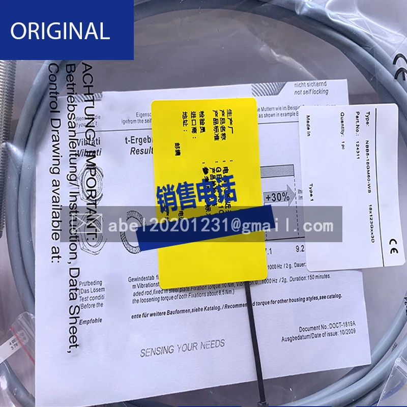 Novo sensor nbb5-18gm60-ws