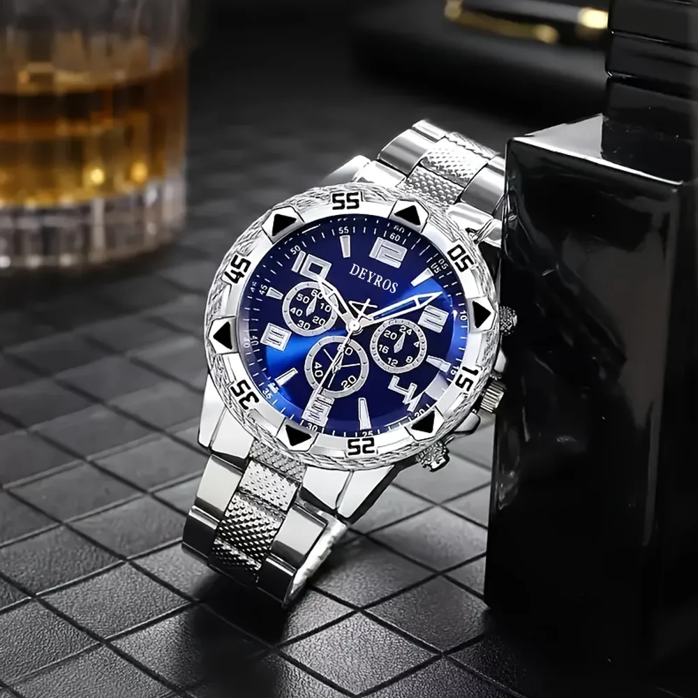 2개 세트 남성용 스타일리시하고 트렌디한 비즈니스 쿼츠 - Luxury Watch Under 20000 리뷰 및 가격