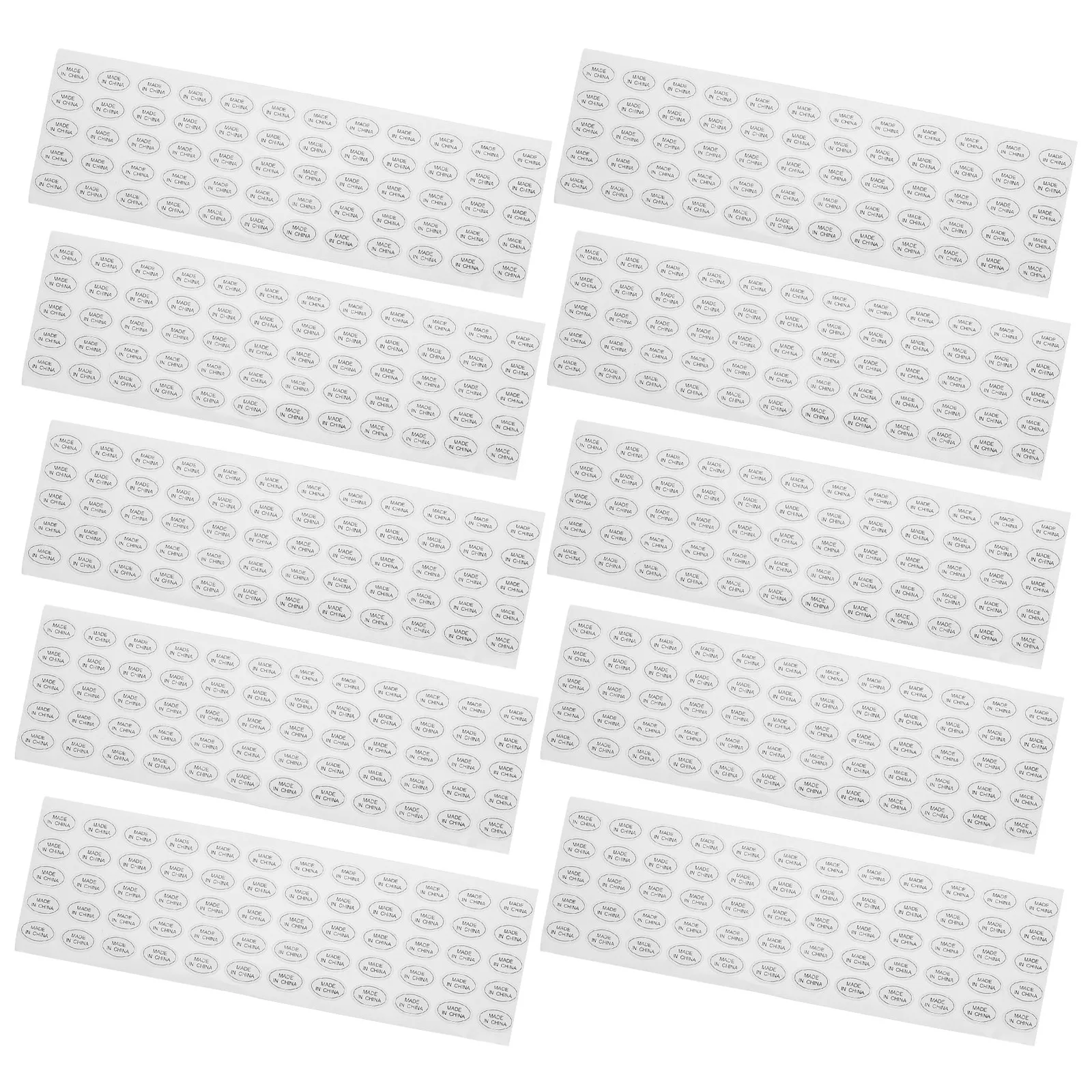 

1200Pcs China Product Label Tear Resistant Waterproof Self Adhesive PVC Stickers Food Kitchen Storage Packaging Labels
