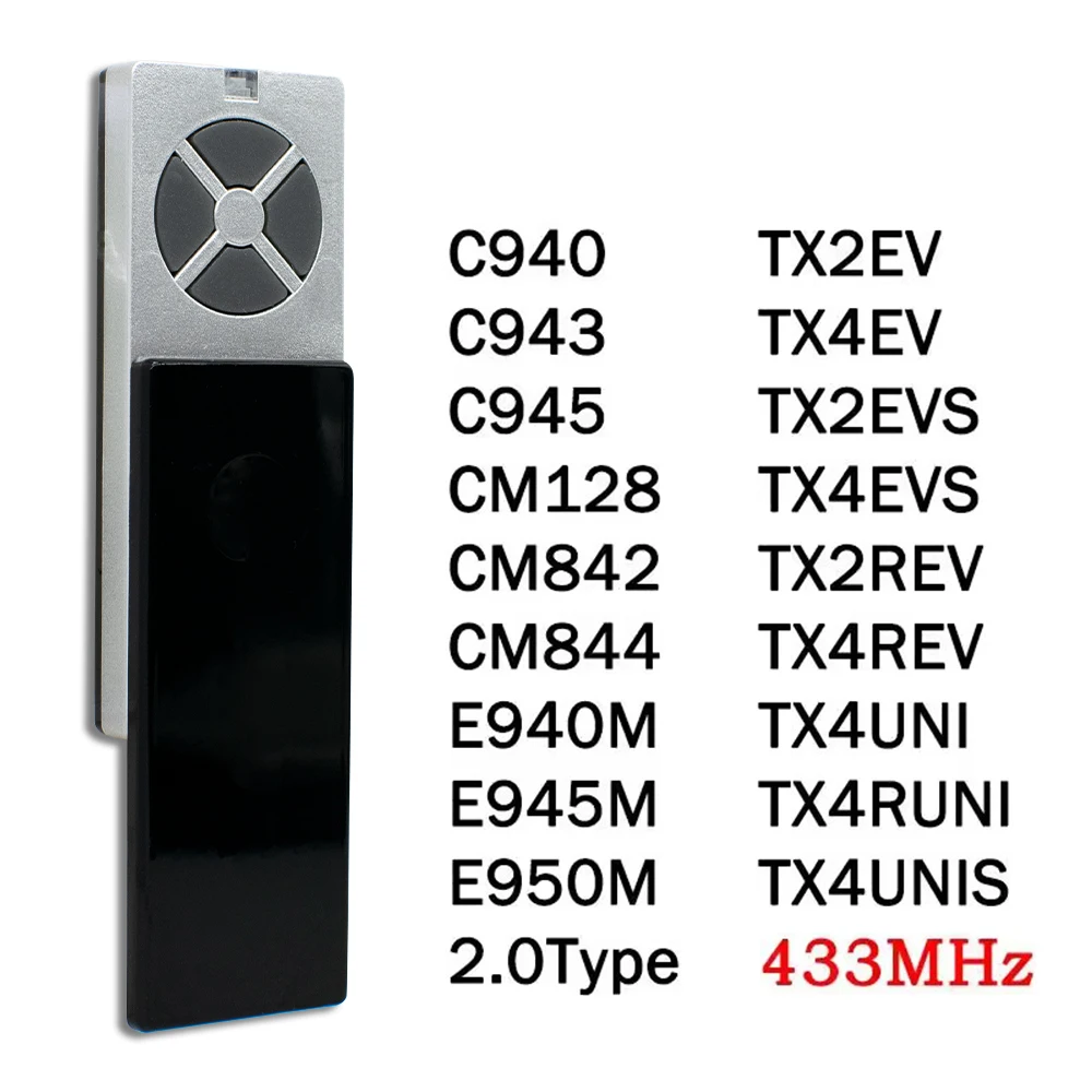 For LiftMaster Garage Door Opener Remote Control Compatible with TX4UNI TX2EV TX2REV TX4UNIS TX4UNIF TX4RUNI C945 Models
