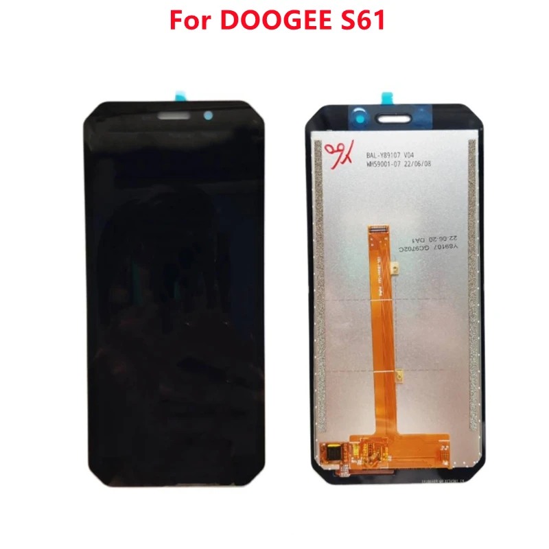 

100% Original DOOGEE S61 LCD Display + Touch Screen Digitizer Assembly For DOOGEE S61 Phone Replacement