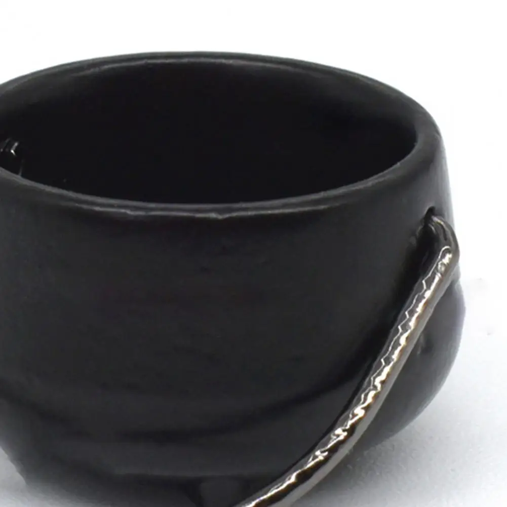 Mini Hanging Pot Miniature Hanging Pot Dollhouse Ornament Witch Cauldron Figurine Micro Landscape Kettle for Halloween