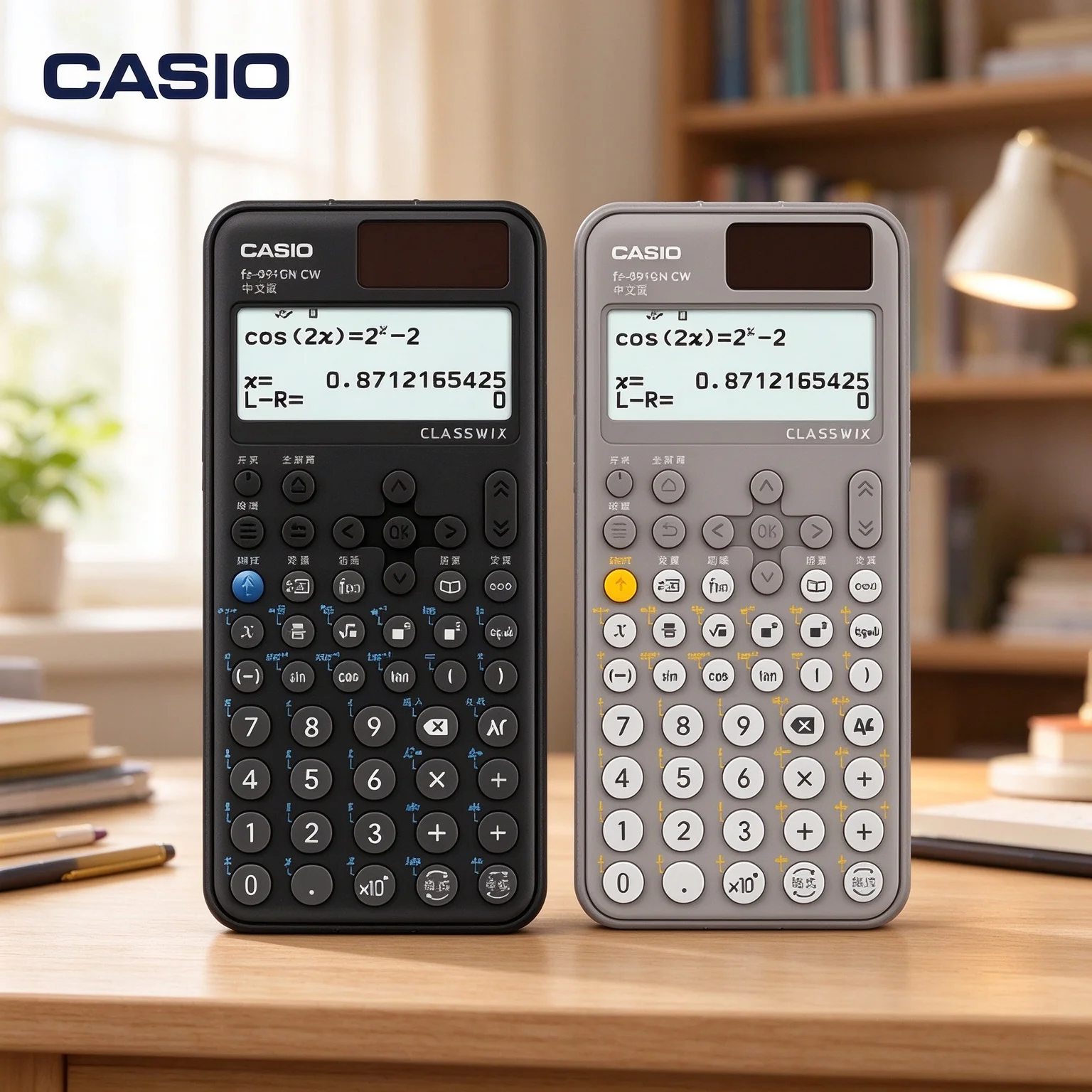 Casio fx991CNCWII fx991CNCW fx999CNCW fx999CNCWII Multi-line Display Calculator Portable Student Math Learning Equipment