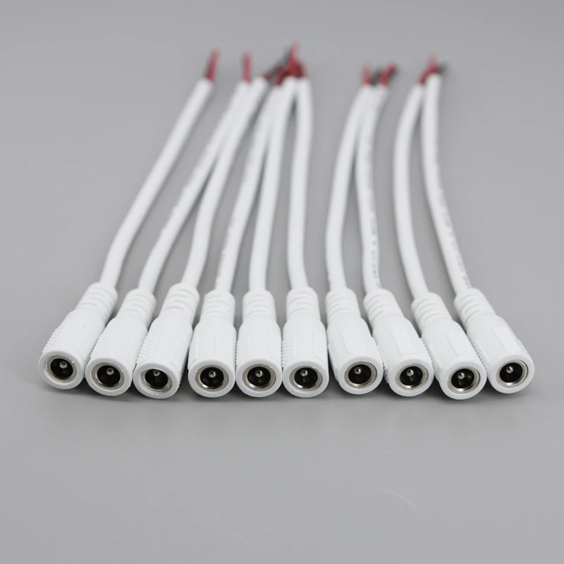12V 5A 20awg DC male female Power Extension Cable 18cm 5521 Connector Extender Cord For LED Strip Camera k