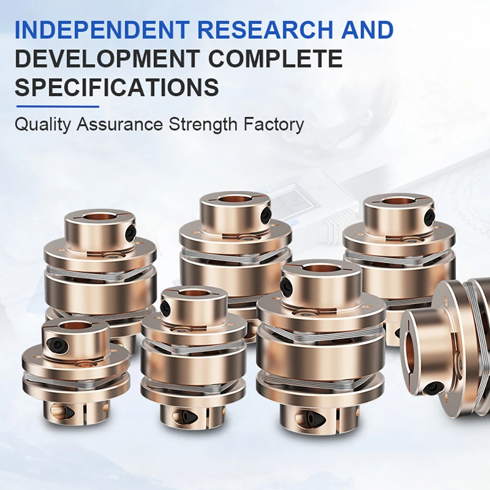 Flange Coupling  LE D34L33/45 Flexible Motor Shaft Coupler Aluminium Diaphragms Universal Joint For 3D Printer Cardan CNC