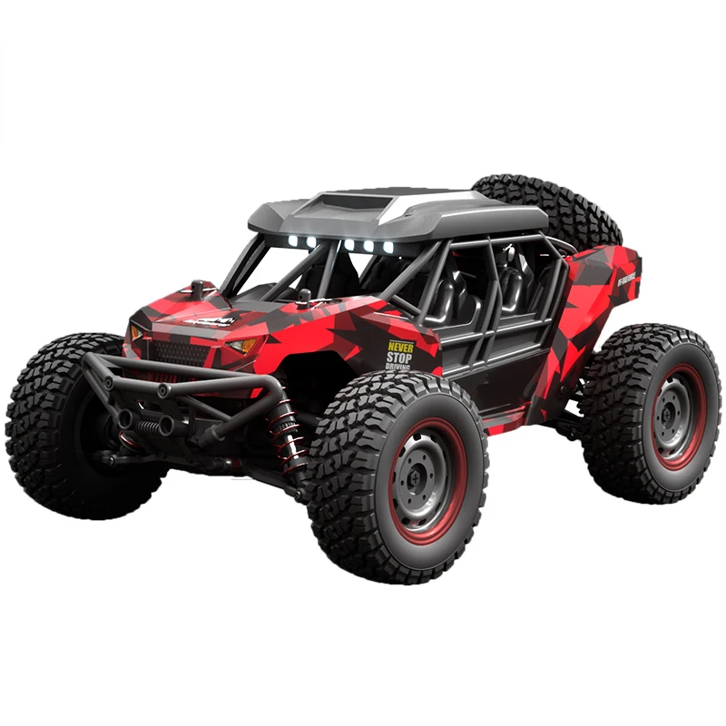 4DW RC Car 16106 1:16 50KM/H With LED Remote Control Off-road Cars High Speed Drift Monster Truck for Kids VS Wltoys 144001 Toys
