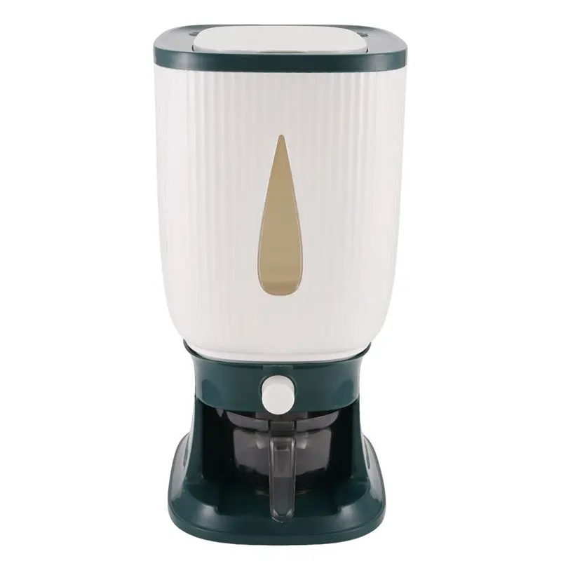 B14C 10Kg Automatic Rice Dispenser With Rinsing Cup Smart Rice Dispenser Rice Storage Rice Bucket Household Rice Box