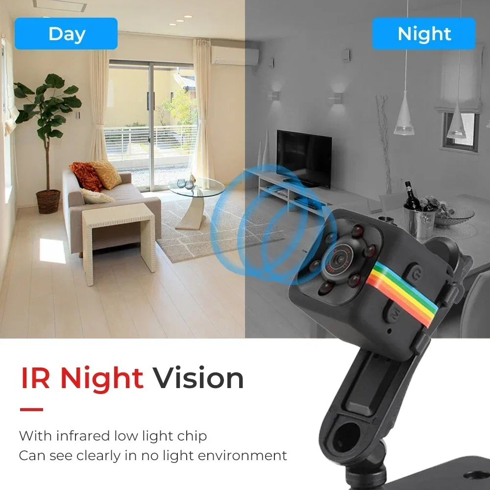 Mini IP Camera HD 1080P Sports Camera Wireless Security Surveillance Built-in Battery Night Vision Smart Home Micro Camera