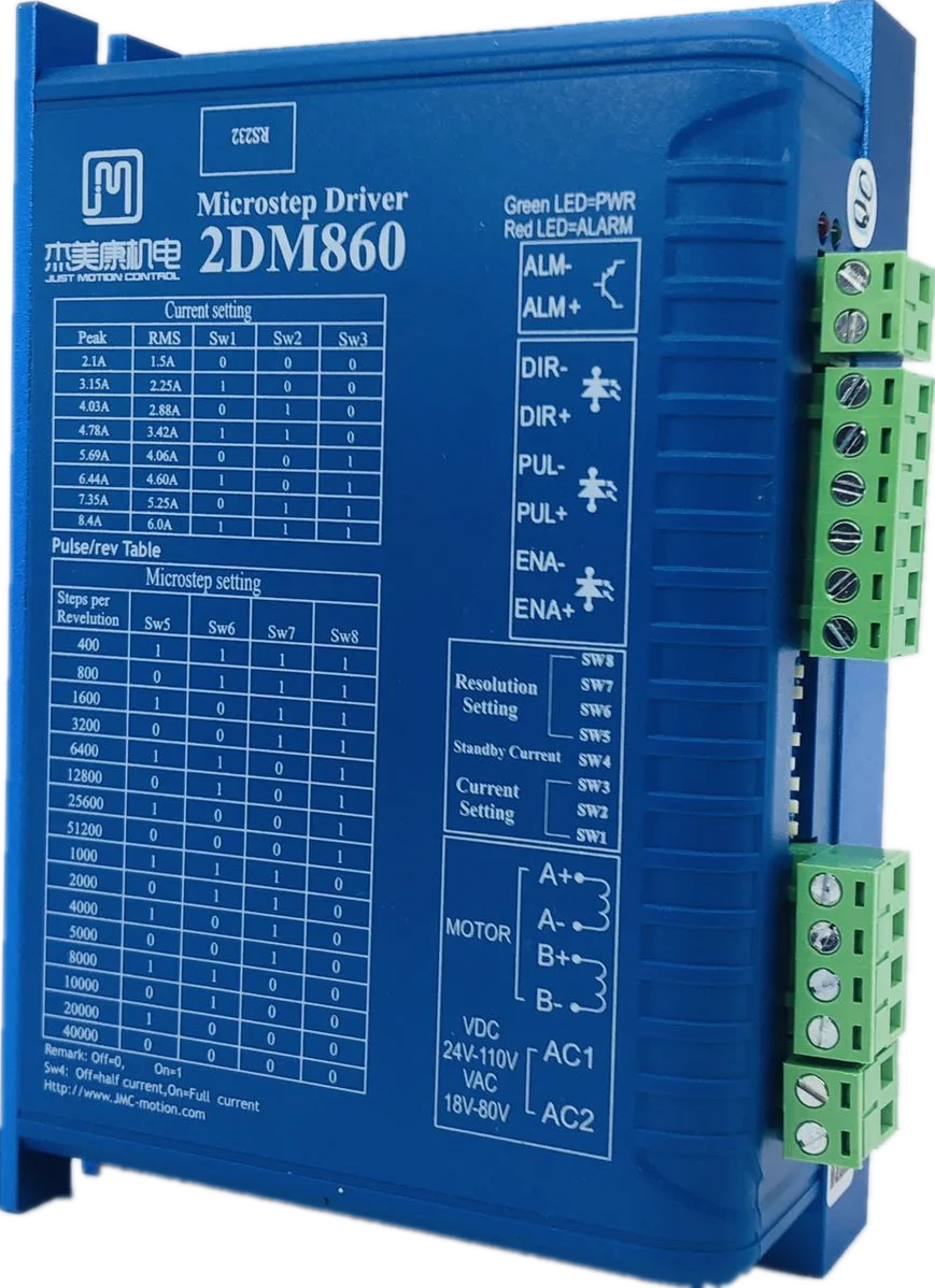 2DM860 Jiemei Kang AC and DC two-phase stepper motor driver can replace 2M982 2DM860-N-3K