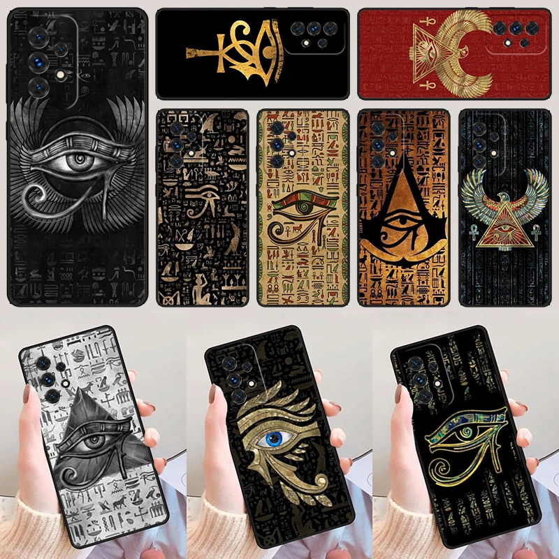 Eye of Horus Ancient Egypt Egyptian Art For Samsung A52 A72 A73 A20e A21S A50 A70 A11 A12 A42 A31 A40 A51 A71 A32 A80 Phone Case