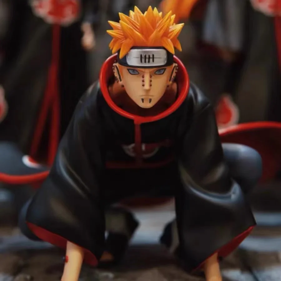 Anime Naruto Pain Muster rule ruzzle Yahiko Action Figure Pein Tendo Statue modello in PVC figurine decorazione Desktop Boy Toy Gifts