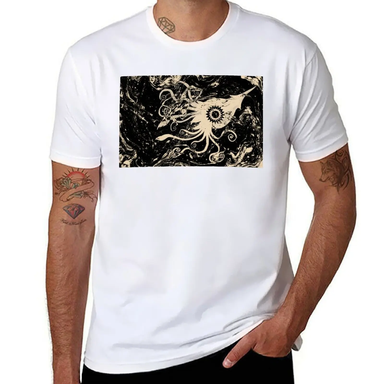 Kraken T-Shirt Casual Loose Fit Short Sleeve T-Shirt