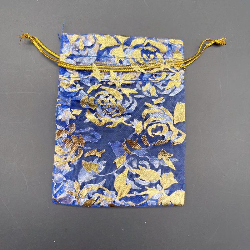 1000pcs Rose Organza Storage Pouch Flowers Sachet Bags Gift Pouches Bags Wholesale Wedding Packaging Bag Jewelry Drawstring Bag