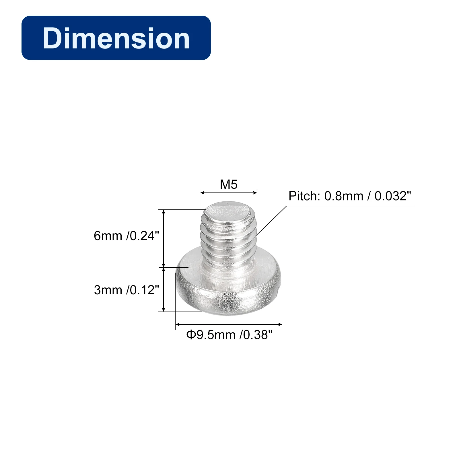 10/20Pcs Slotted Pan Outlet Head Bolts Slotted Drive Pan Head Screws Bolts 304 Stainless Steel Machine with Screws M5 M6 6-40mm