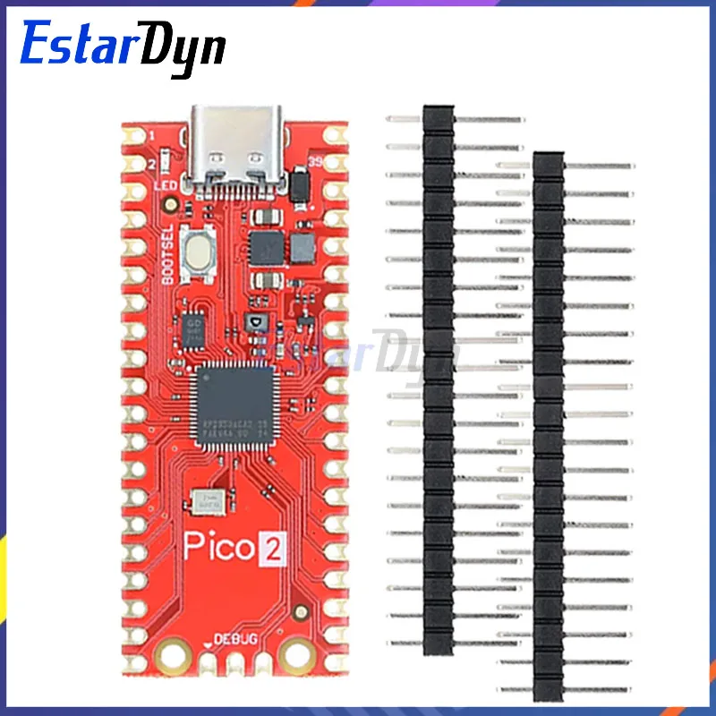 Плата разработки Pico2 RP2350 TYPE-C USB RP2350A Микроконтроллер, совместимый с Raspberry Pi PICO 2