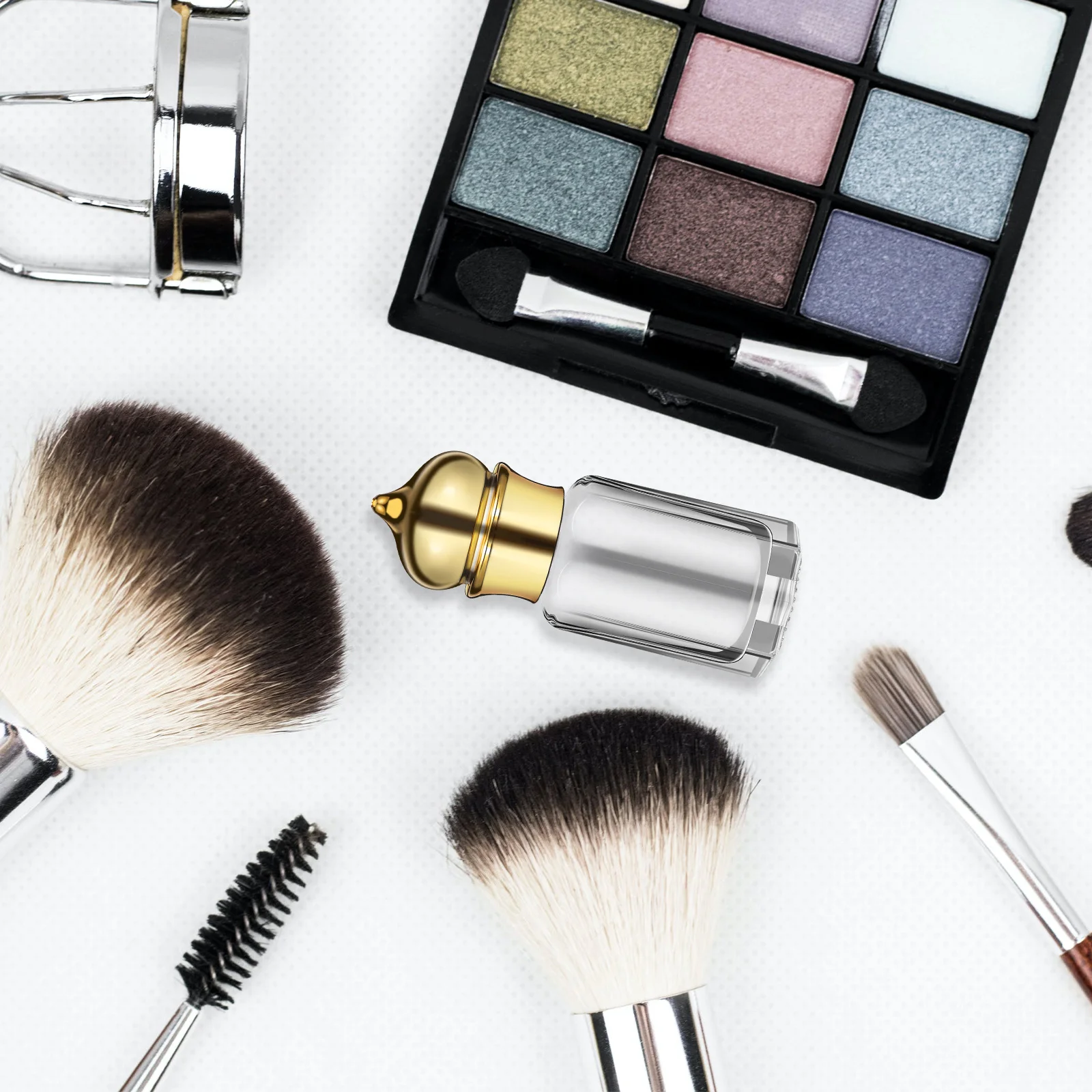 6 個ロールオン香水ボトルエッセンシャルオイル容器詰め替え可能な小さなガラスボトル絶妙な香り旅行ロールオンボトル