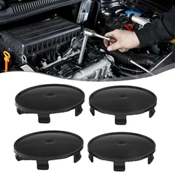 4pcs 68mm Car Wheel Center Cap Tyre Rim Hub Cap Cover Universal ABS Plastic Black Hub Center Cap Car Accessories