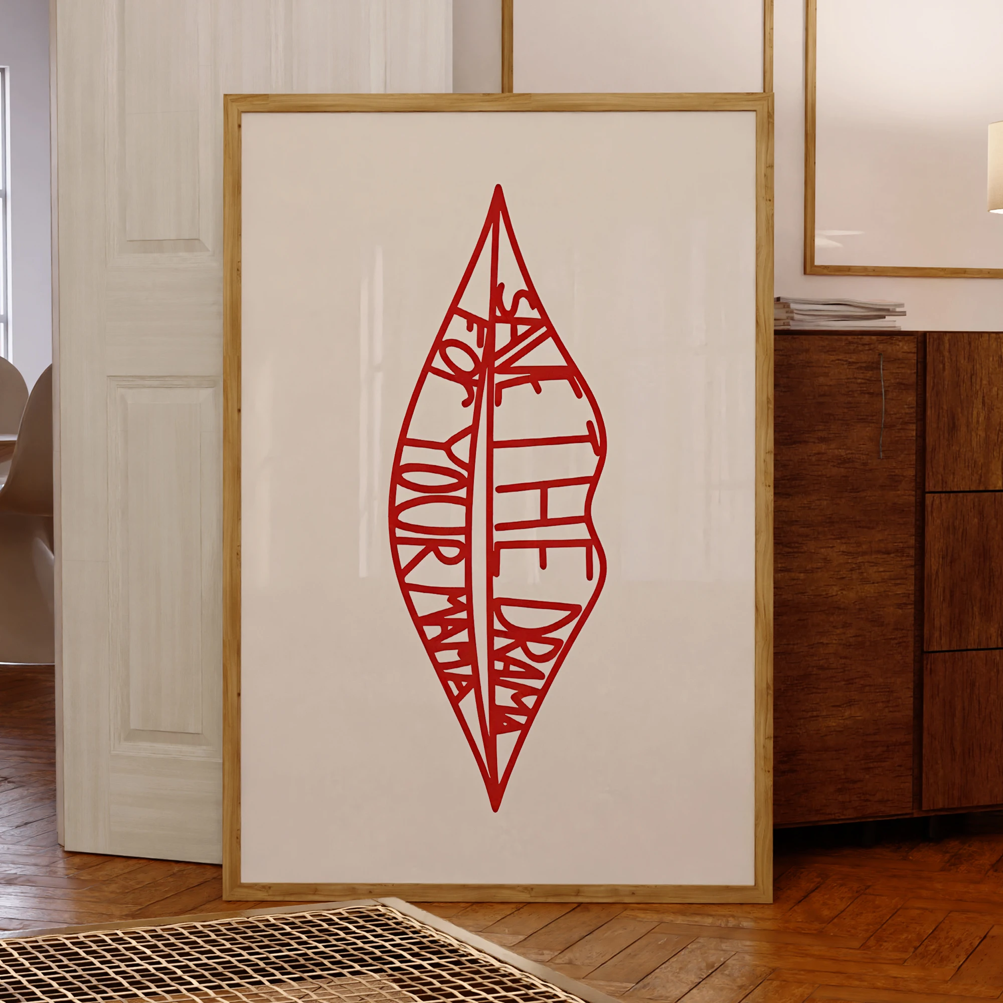 Retten Sie das Drama für Ihre Mama, Wandkunstdrucke, Leinwandgemälde, Poster, Bild für Wohnzimmer, Schlafzimmer, Heimdekoration