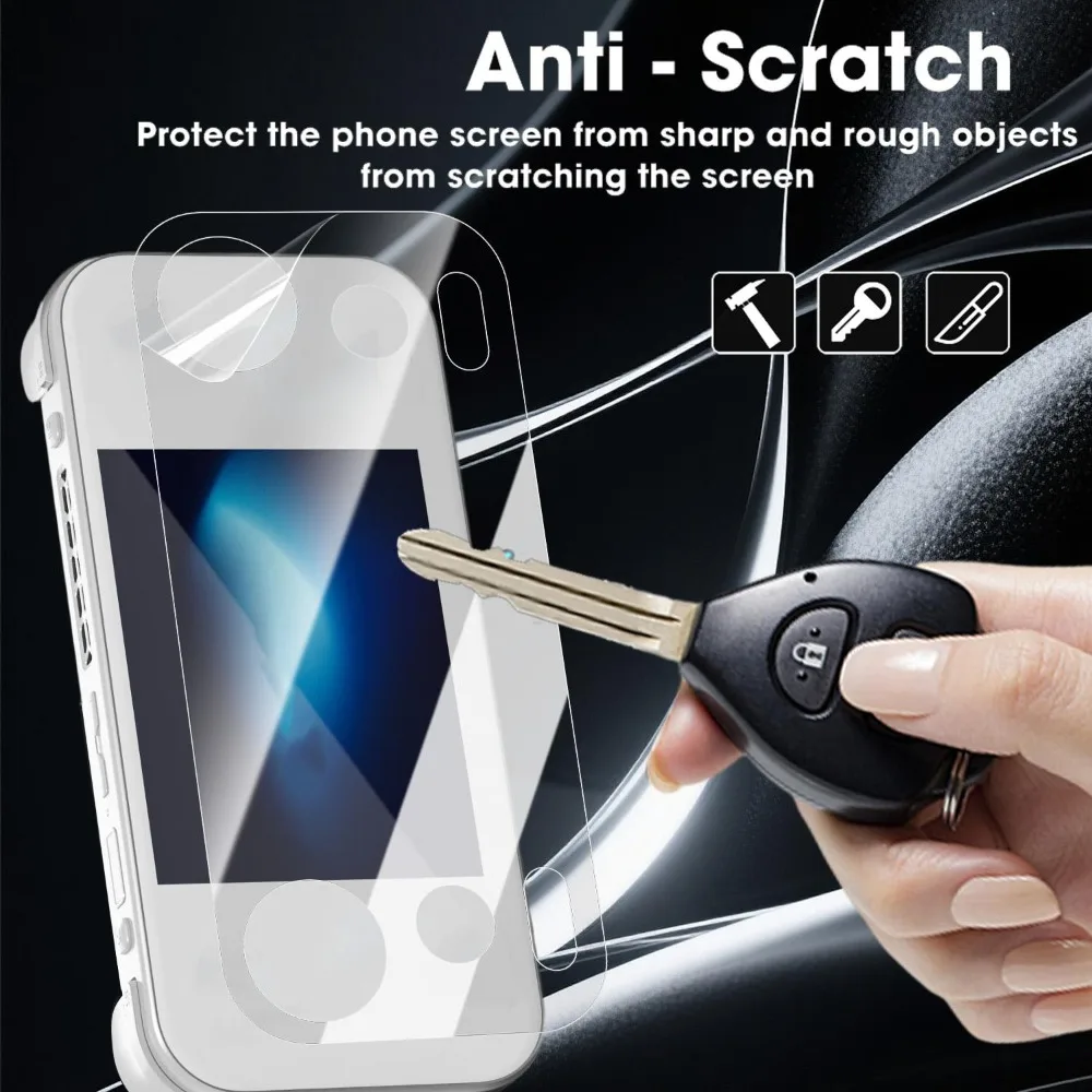 4-1pcs Soft TPU Hydrogel Film for AYANEO Pocket S Mini HD Clear Full Coverage Screen Protector 9h Anti-scratch Protective Films
