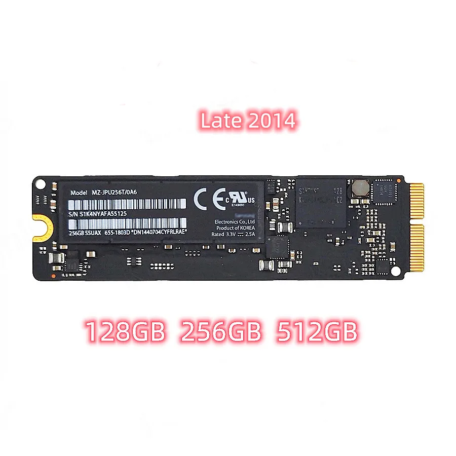 128GB 256GB 512GB SSD For A1398 2014 2015Year