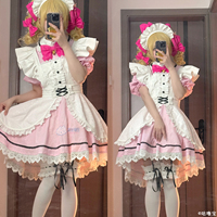Nanami Ruchia Nanami Luchia Cosplay mermaid melody pichi pithi pitch Costume Sweet Lolita maid dress accessory prop Hallowee set