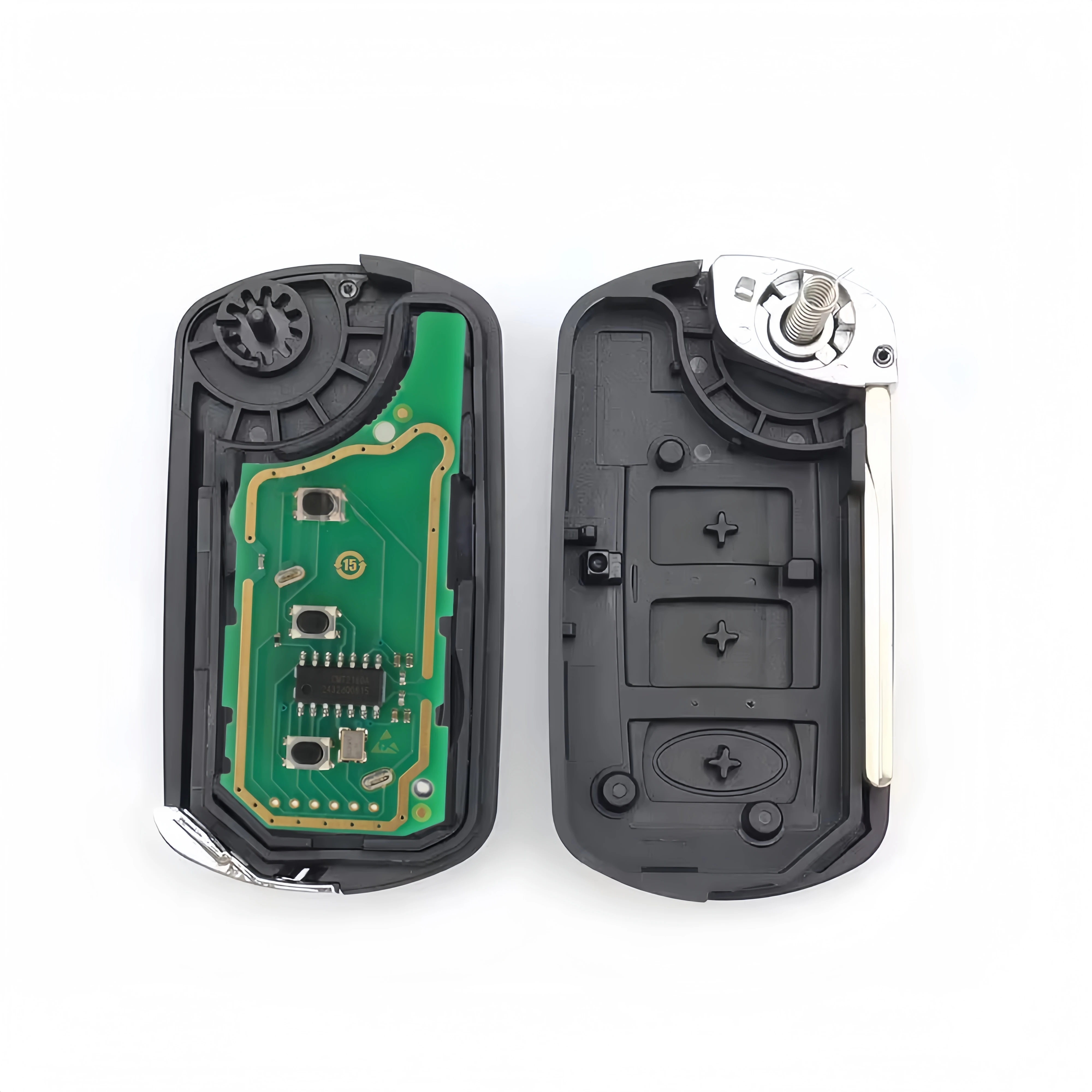 EWS System 3 Buttons Flip Remote Car Key 315/433MHz IID46 Chip For 2006 2007 2008 2009 Land Rover Range Rover Vogue