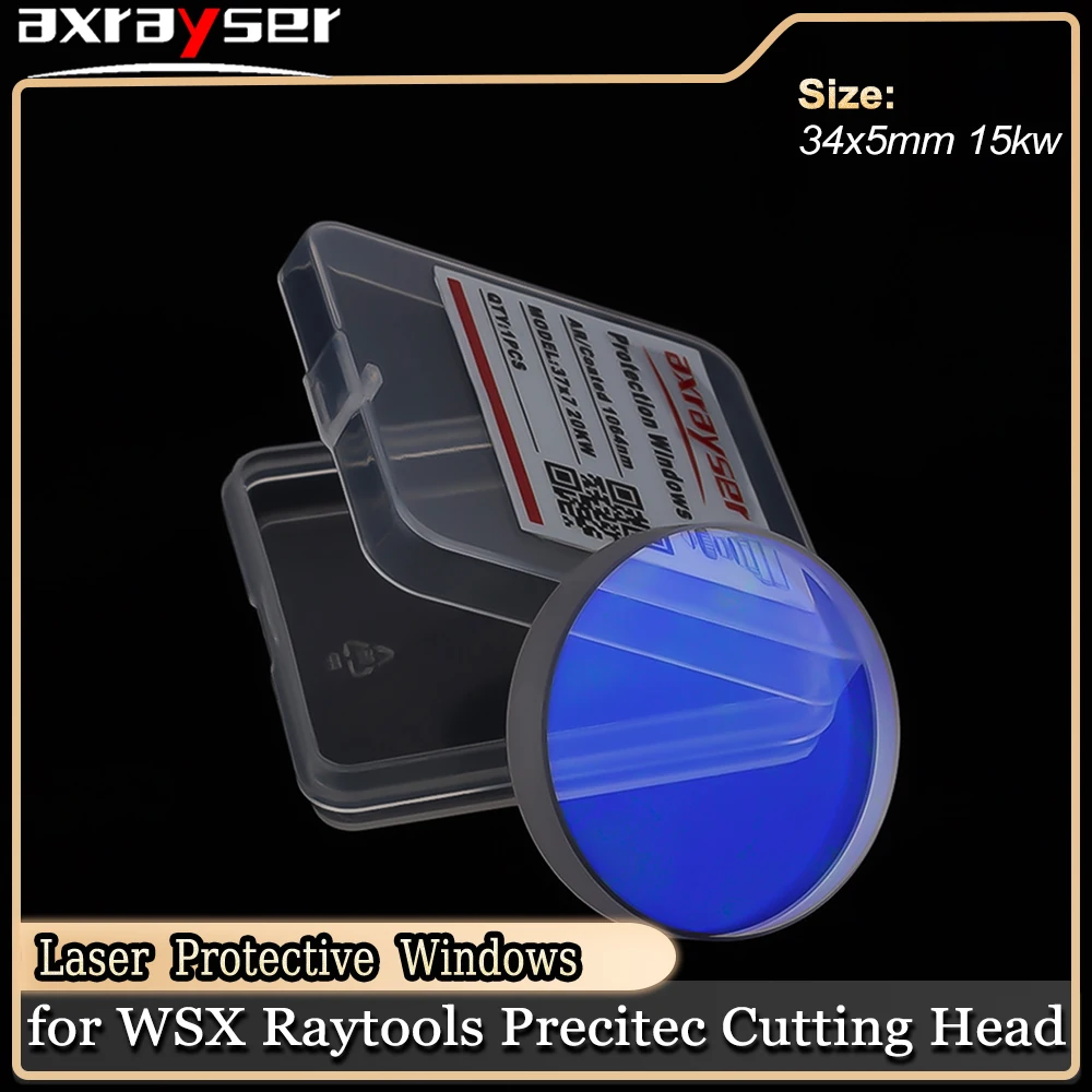 

34x5 15KW Laser Lens Protective Windows For BOCI HAN'S TRU Fiber Laser Cutting Head