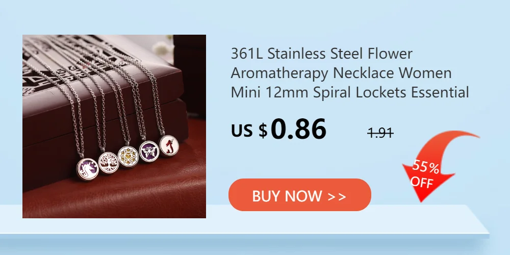 Stainless Steel Aromatherapy Essential Oil Diffuser Necklace Mini Tree Flower 12mm Locket Charm Aroma Perfume Pendant Necklace