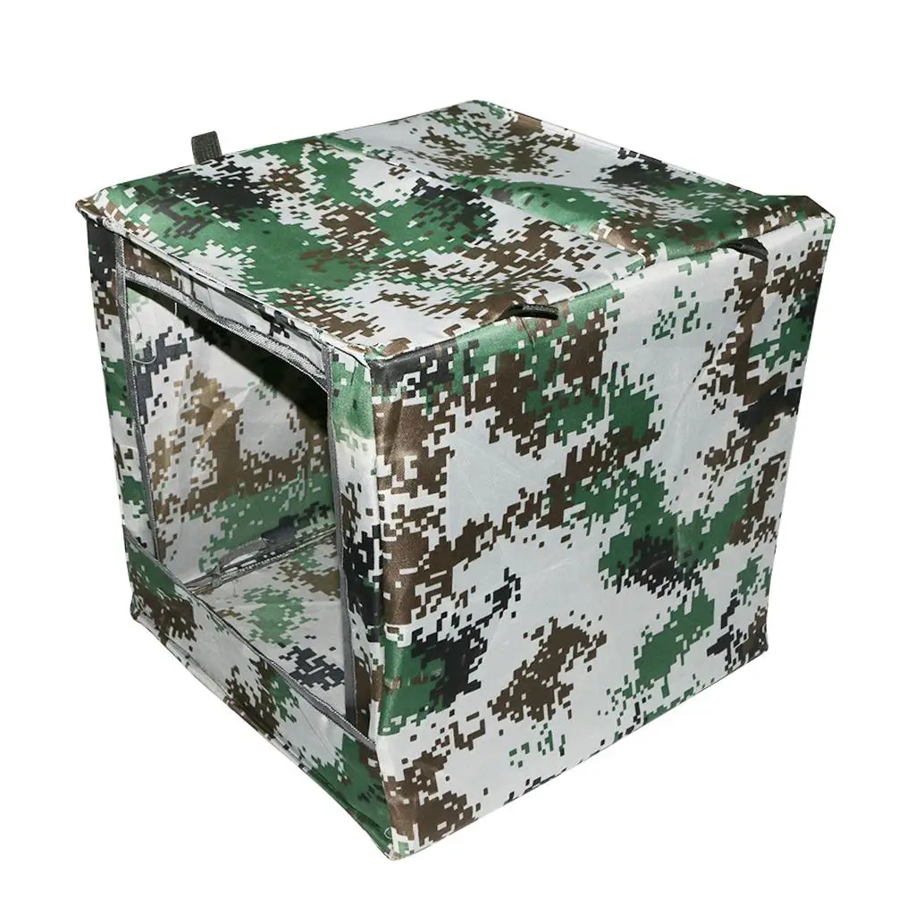 

Portable Recycle Case Foldable Target Box Steel Frame Soundproof for Outdoor Hunting Shooting