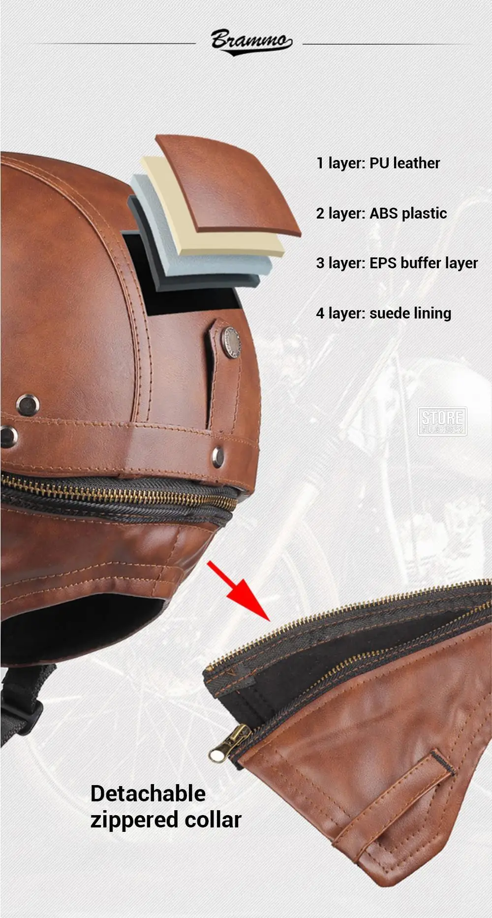 Retro Motorrad Helm DOT Zertifizierung Moto Helm Männer Frauen Halb Helm HD Objektiv Casco Vier Jahreszeiten Reiten Roller Capacetes – Detail 3