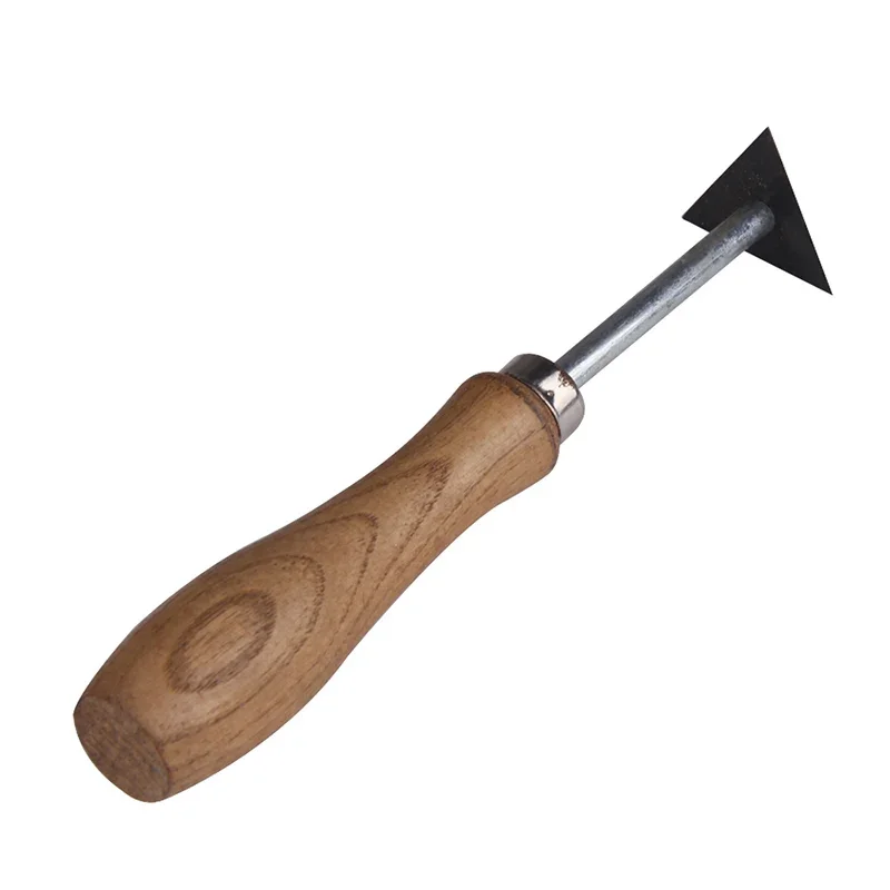 Herramientas de alfarería de acero de tungsteno, cuchillo para pelar arcilla con mango de madera, juego de herramientas para cerámica y cerámica, 3