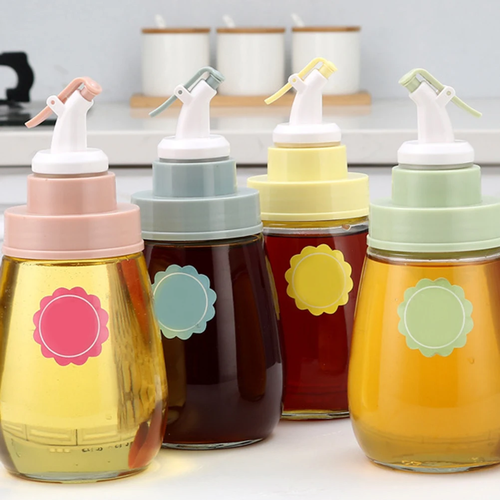 

6pcs Silicone Oil Stopper Wine Spout Pourer Vinegar Bottle Nozzle Sauce Dispenser Leakproof Kitchen Tool Flip Lid For Liquids