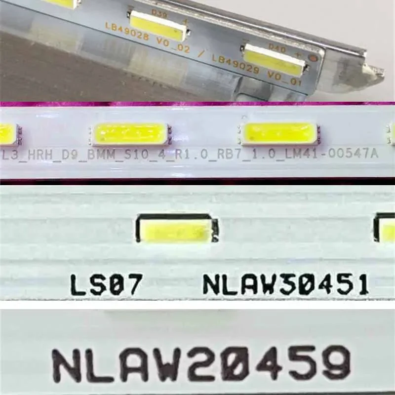 Kit Barre di illuminazione TV LED L3_HRH_D9_BMM_S10_4_R1.0_RB7_1.0_LM41-00547A Strisce di retroilluminazione per SONY KD-49XE8005 KD-49XE8077